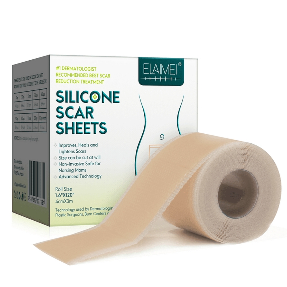 Elaimei Silicone Scar Sheets Roll 1.6" x 135”